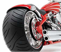 Big Dog Motorcycles Back Tire